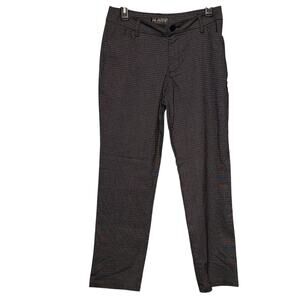 Lee Relaxed Fit Straight Leg Pants Women’s 8 Short Gray Mid Rise Career